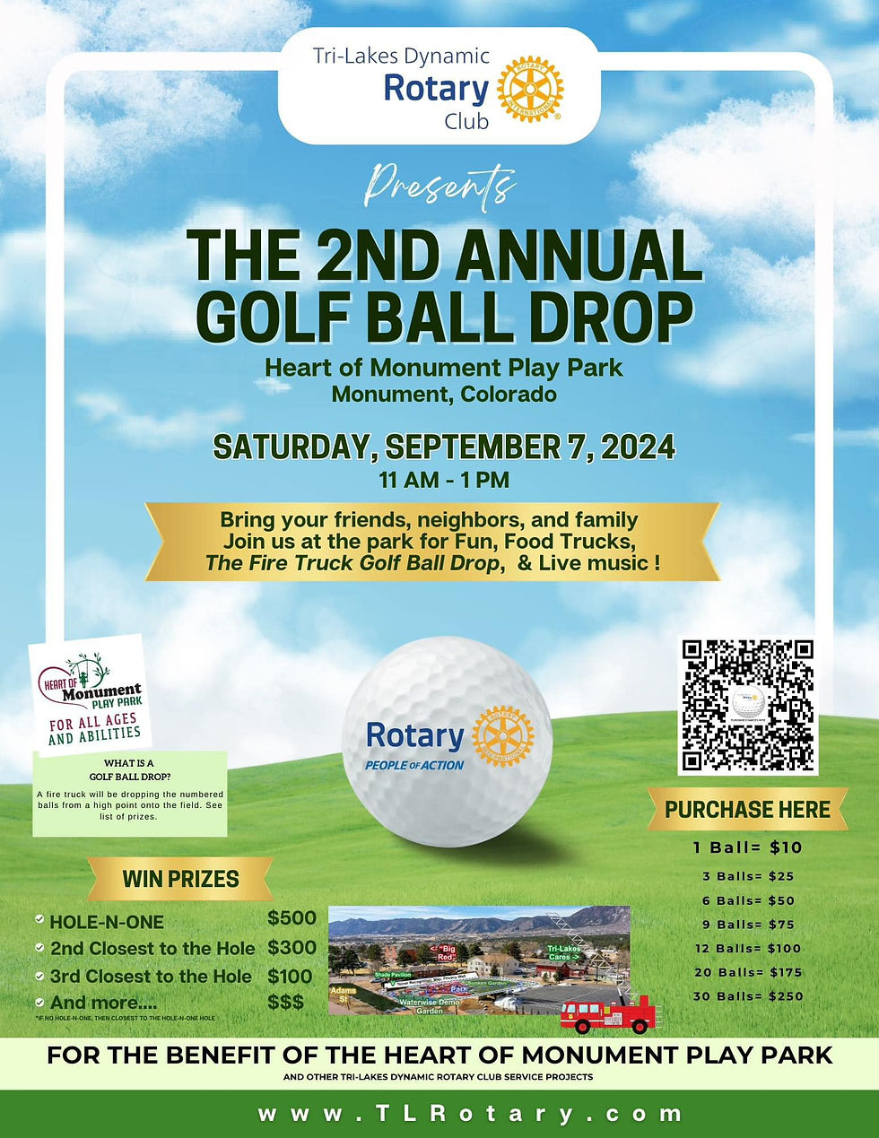 The 2nd Annual Golf Ball Drop | Monument, CO