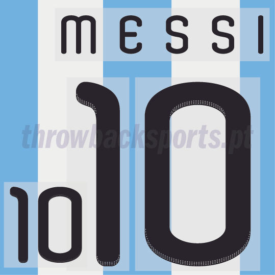 Thumbnail: 2010-12 Argentina Name Set