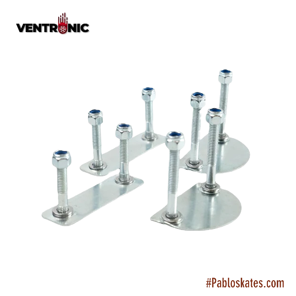 Plate Fixing Kits with Nuts & Washers - Complete Set (2 Front 2 Back)