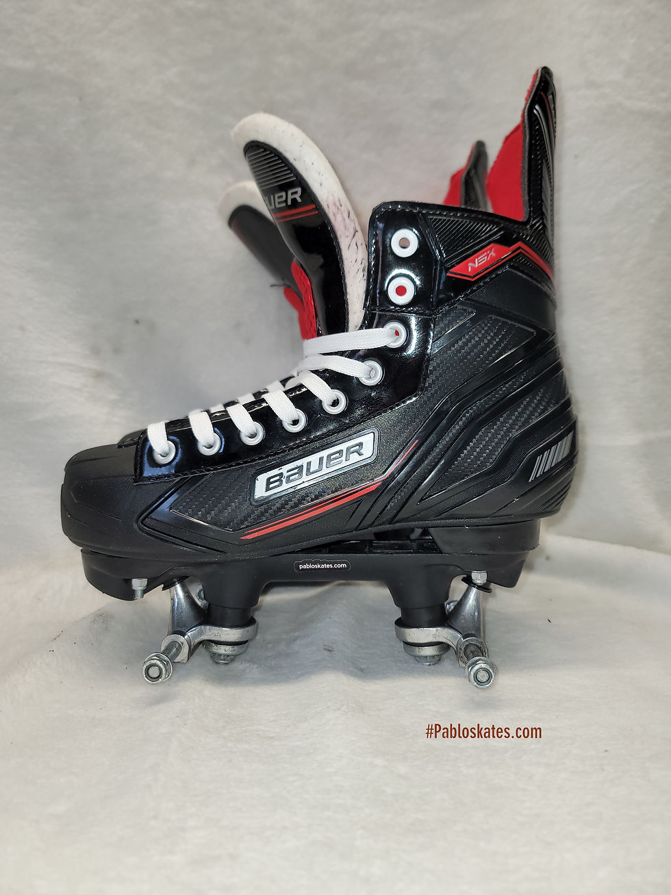 Thumbnail: Retro Bauer NSX Custom Quad Roller Skates | Grade A | Size UK 5 EUR 38