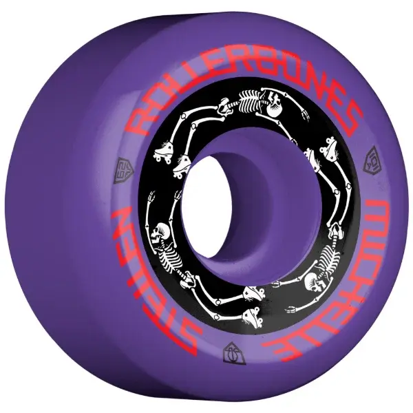 Thumbnail: RollerBones Moxi Michelle Steilen Estro Jen Signature Bowl Bomber quad roller skate wheels by Pabloskates