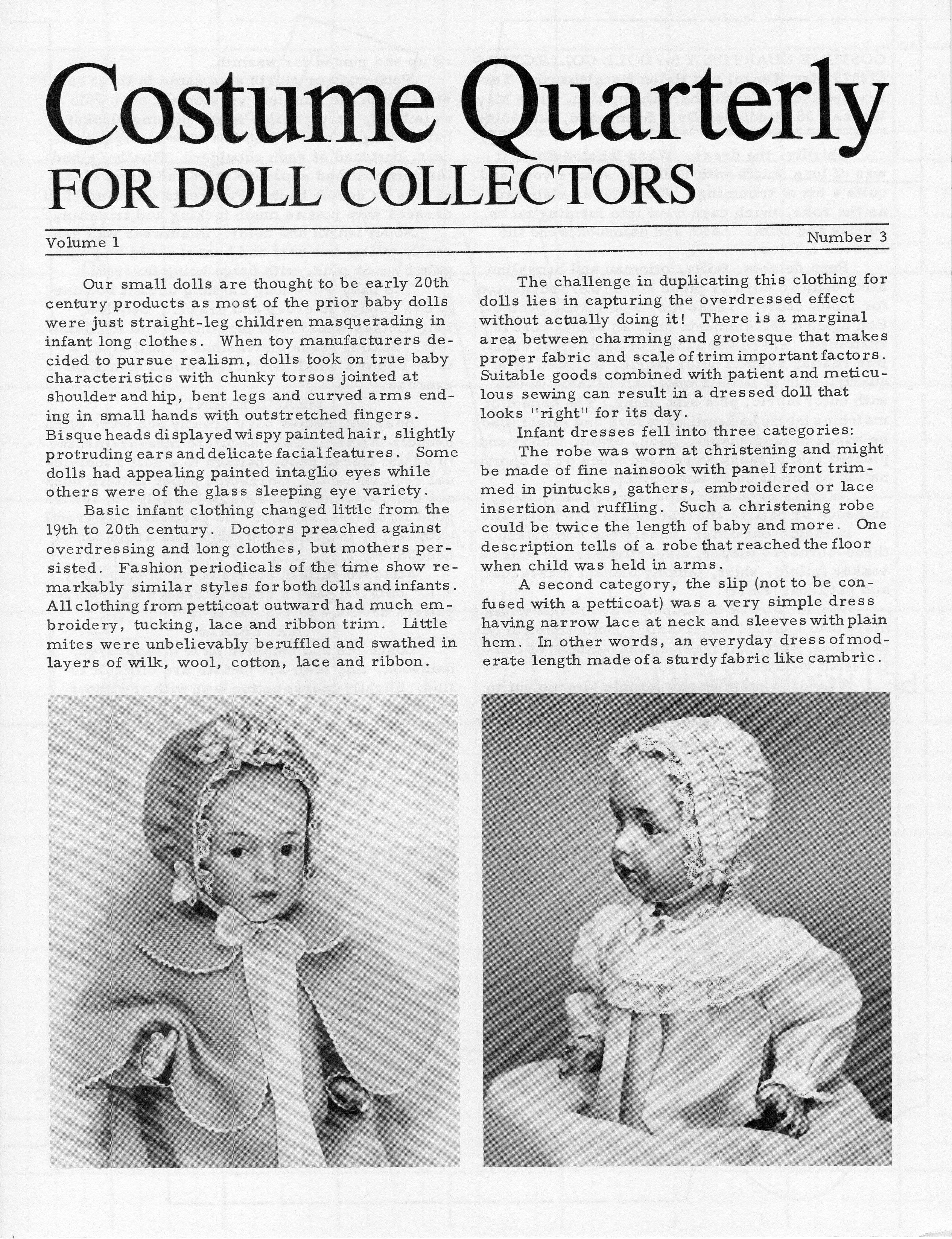 Basic Wardrobe for Small Bent Limb Baby Dolls