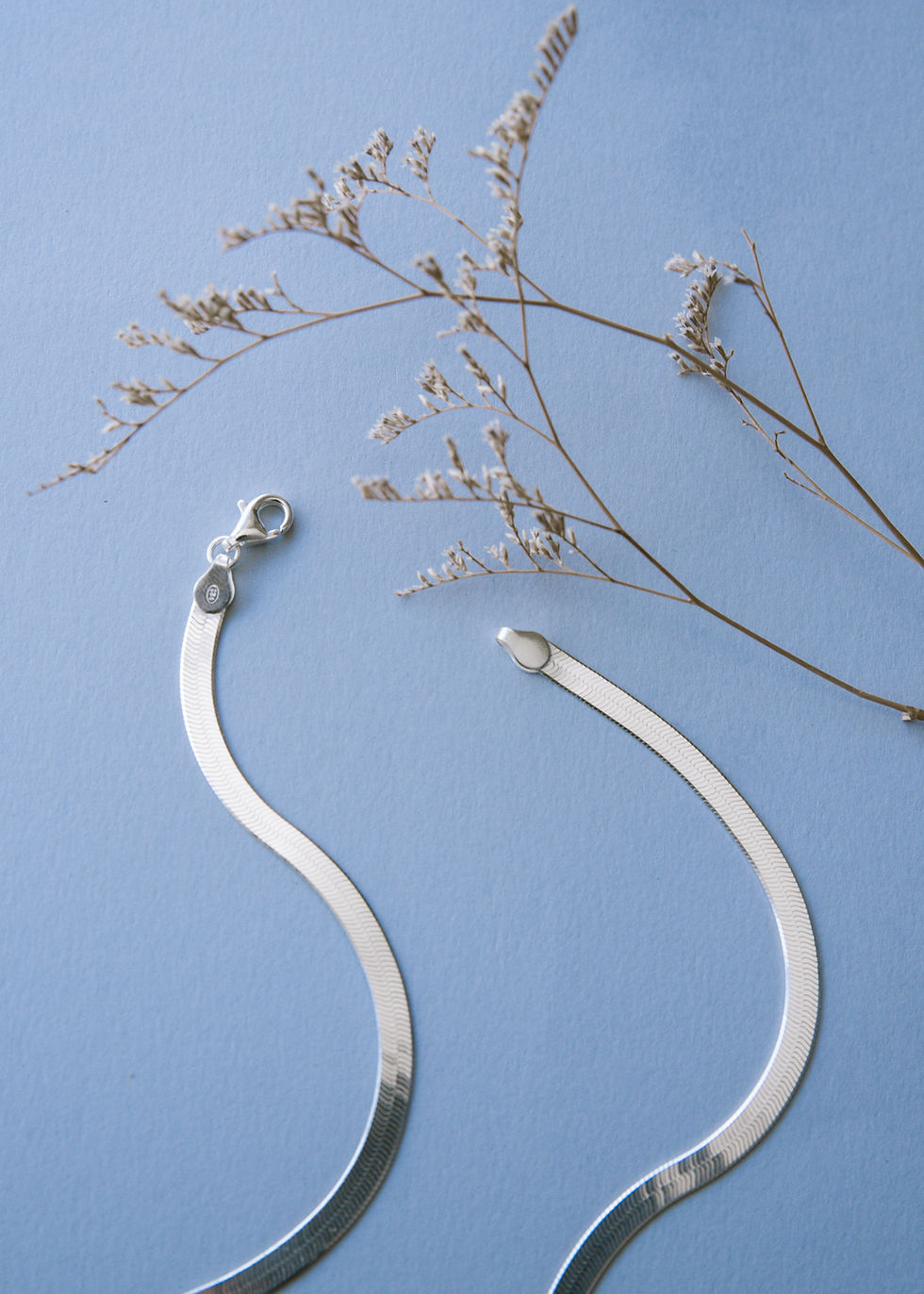 Thumbnail: Flat silver chain