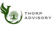 Thorp Advisory full horizontal logo featuring the phoenix and tree emblem.
