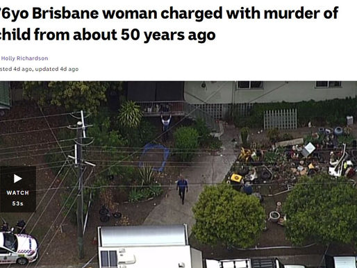 76yo Brisbane woman charged with murder of child from about 50 years ago
