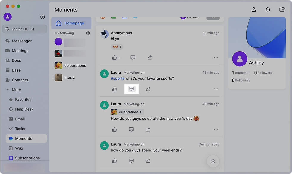 Lark Moments Là Gì?