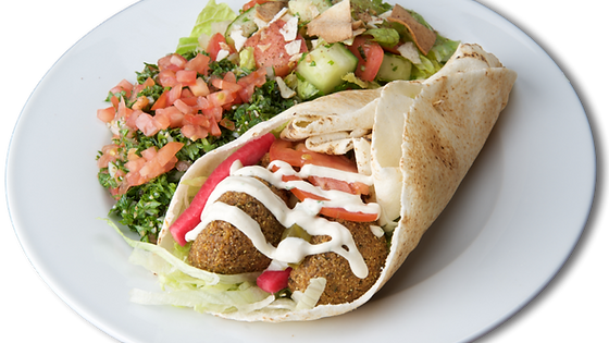 Falafel Sandwich Platter