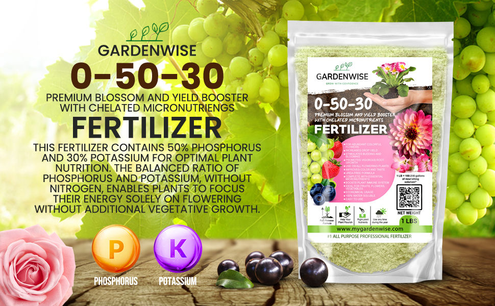 Thumbnail: GARDENWISE 0-50-30 Universal Premium Bud and Bloom Booster, Flower Fuel