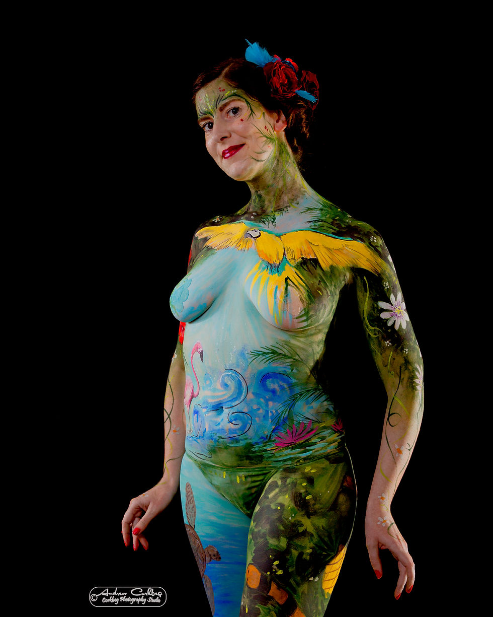 Irish Face and Body Painting