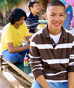 Smiling Teen Boy