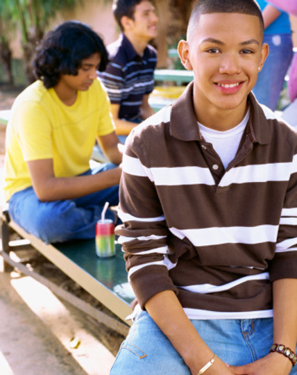 Smiling Teen Boy