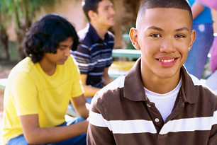 Smiling Teen Boy