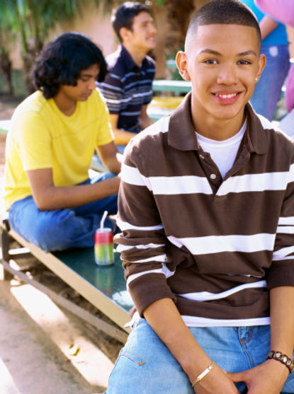 Smiling Teen Boy