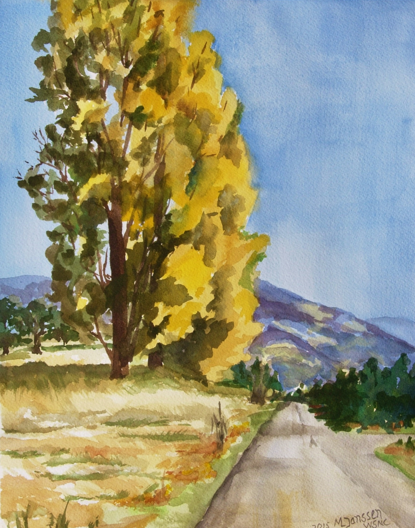 Golden Poplars