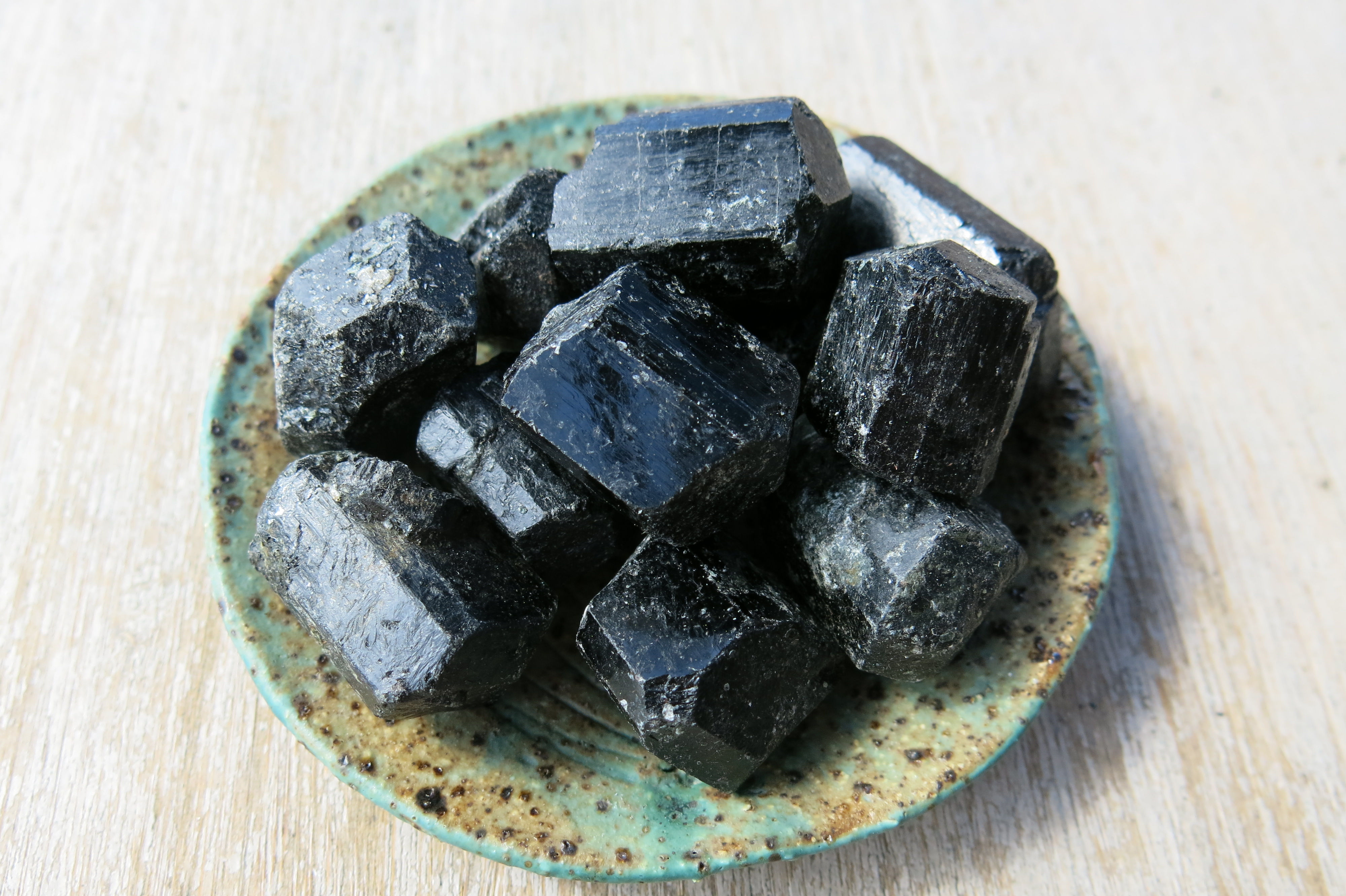 Raw Black Tourmaline Crystal