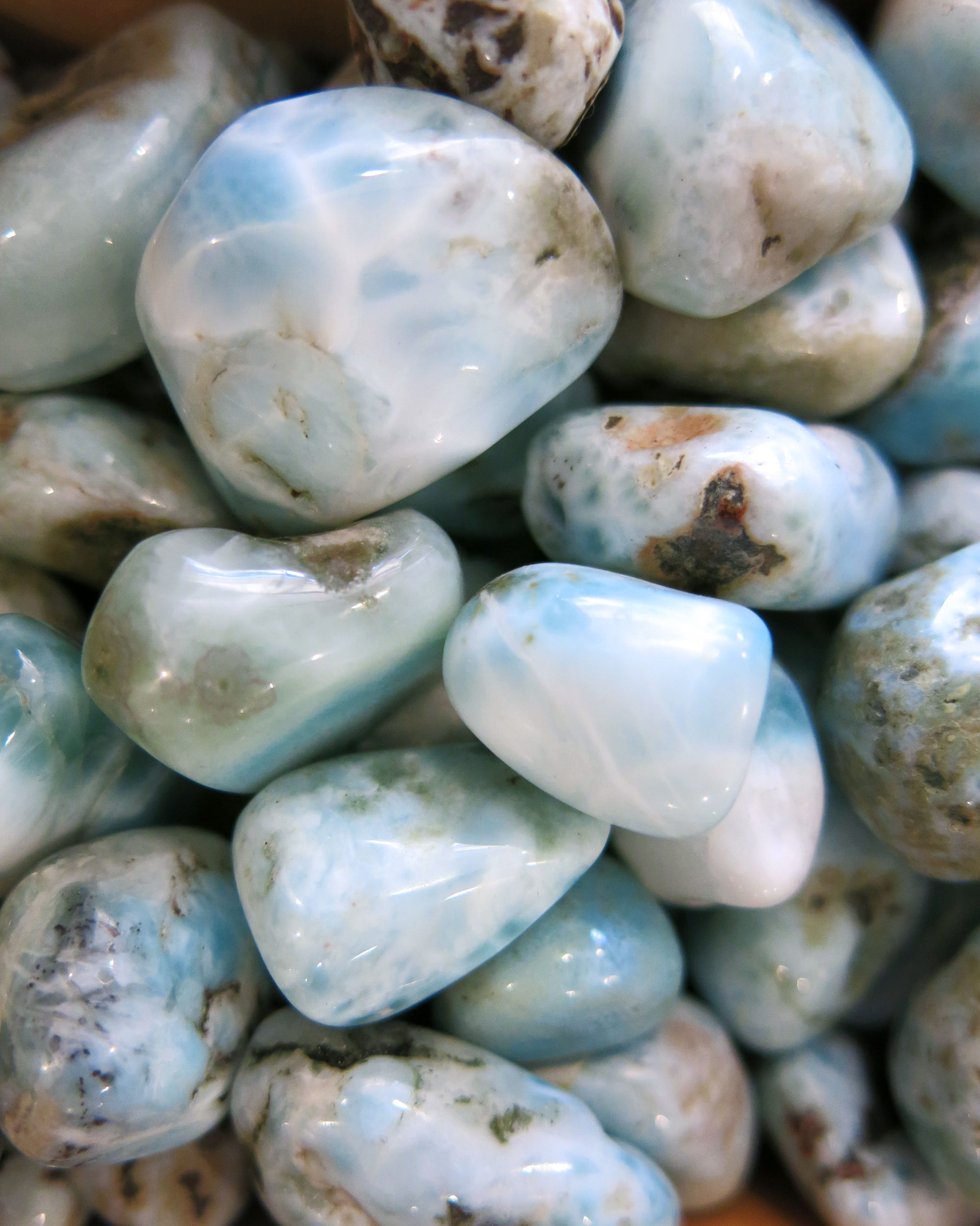 Larimar Tumble Stone