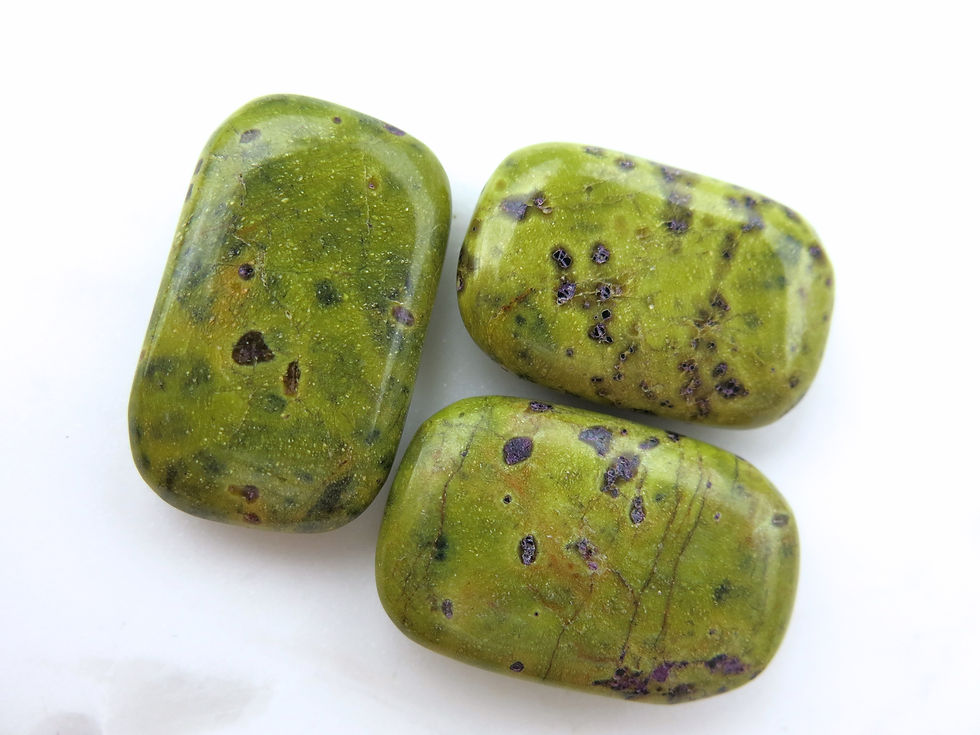 Serpentine & Stichtite Rectangle Stone