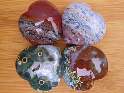 Ocean Jasper Hearts