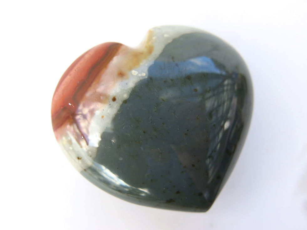 Thumbnail: Polychrome Jasper Puff Heart