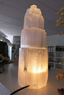 Selenite Lamp