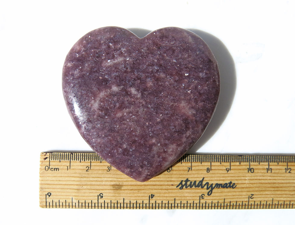 Thumbnail: Lepidolite Heart - Big