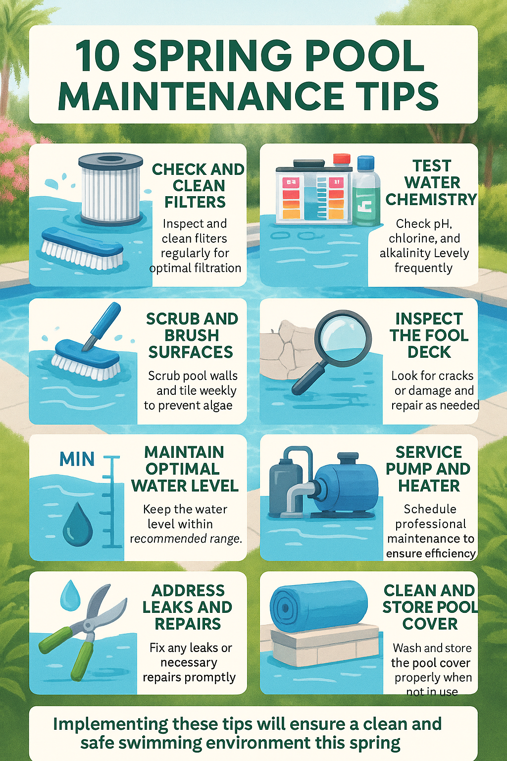 10 Essential Pool Maintenance Tips for Spring