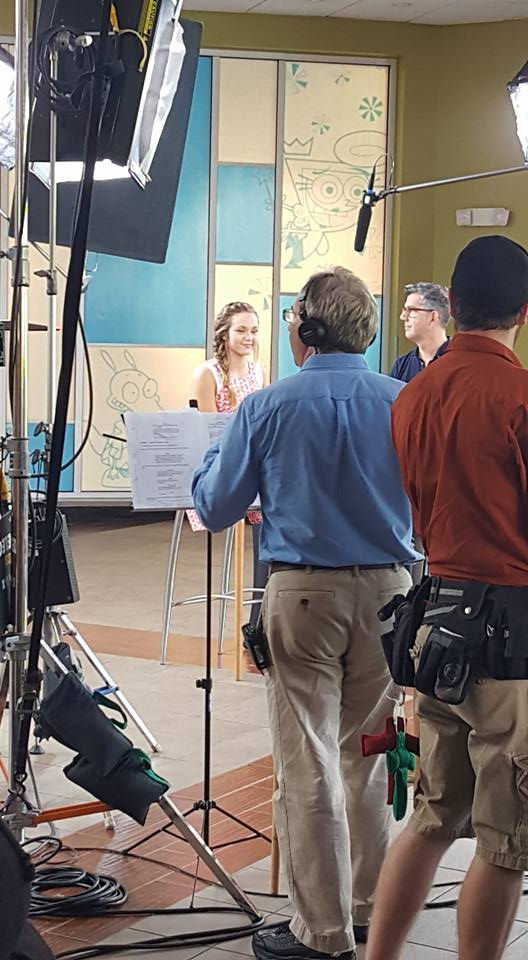 actress Brec Bassinger makeup & hair by Loni Hale. Nickelodean