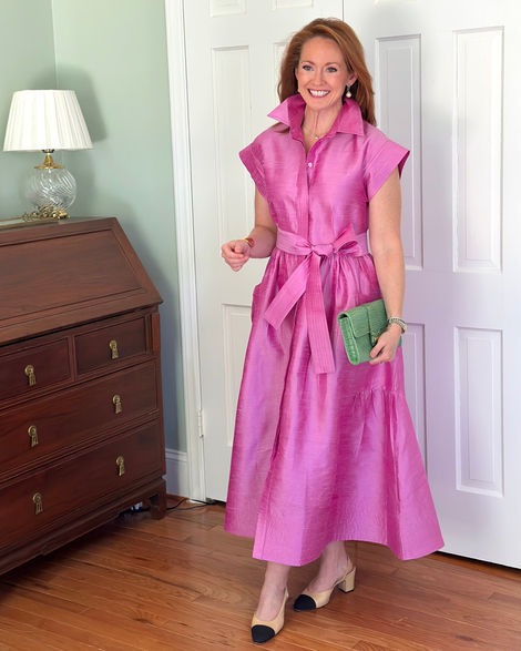 Silk Shirtdress