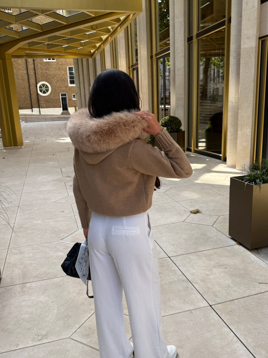 Sweat à capuche zippé en maille