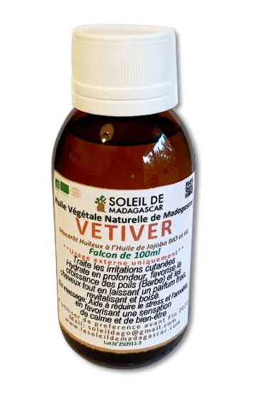 Huile de racine de Vétiver de Madagascar