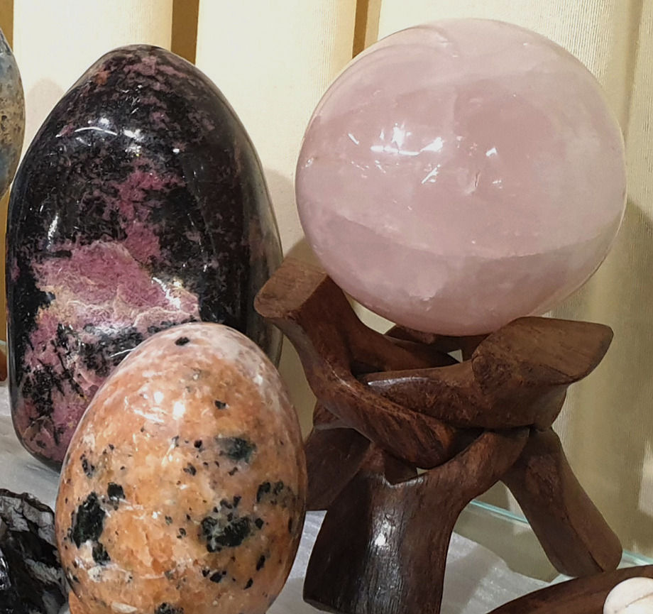 Miniature : quartz rose de madagascar