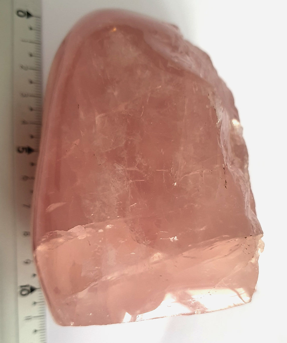 Miniature : quartz rose de madagascar