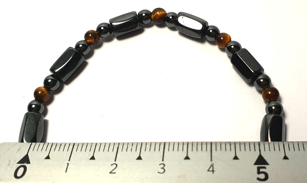 Miniature : bracelet oeil de tigre hematite de madagascar