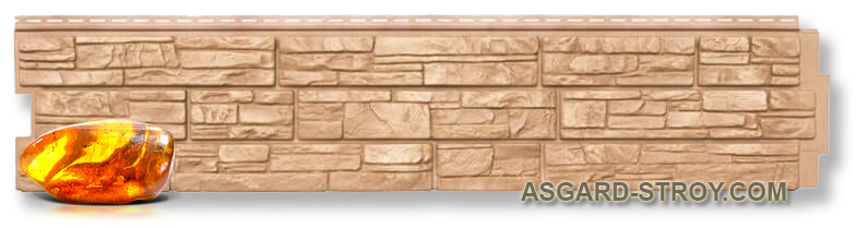 ФАСАДНЫЙ САЙДИНГ Крымский сланец "ЯНТАРЬ"
