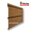 Миниатюра: Сайдинг Docke LUX ПОД ДЕРЕВО БРУС МИНДАЛЬ