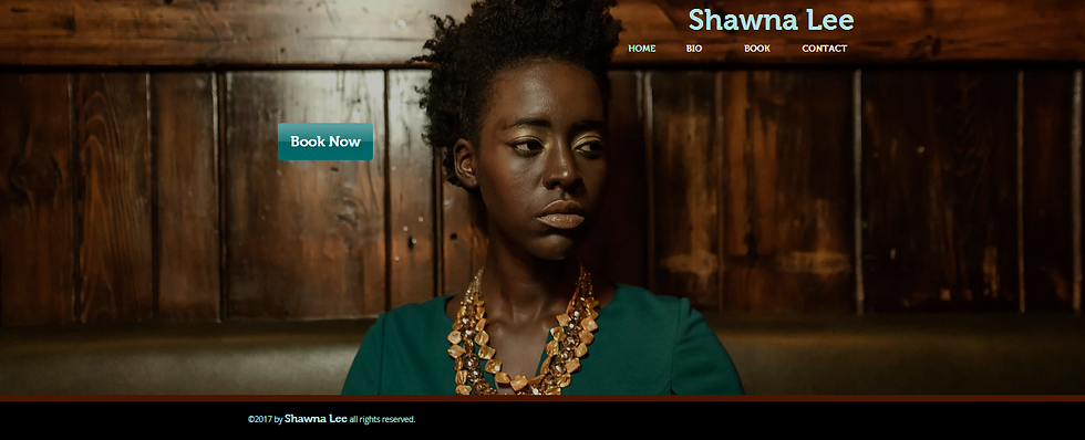 Model Landing Page Example 2