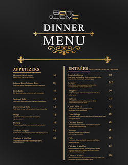 Dinner Menu