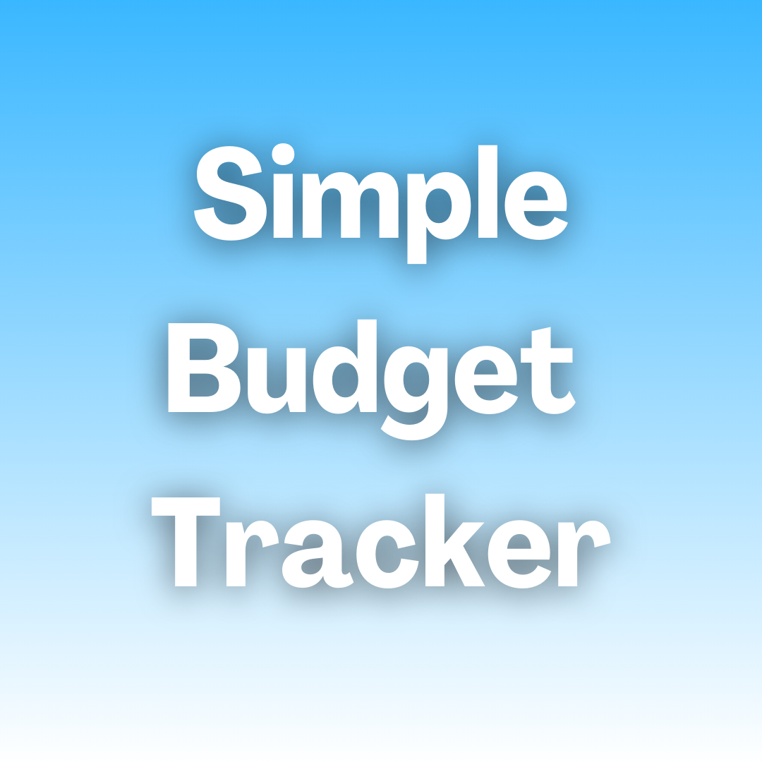 Simple Budget Tracker