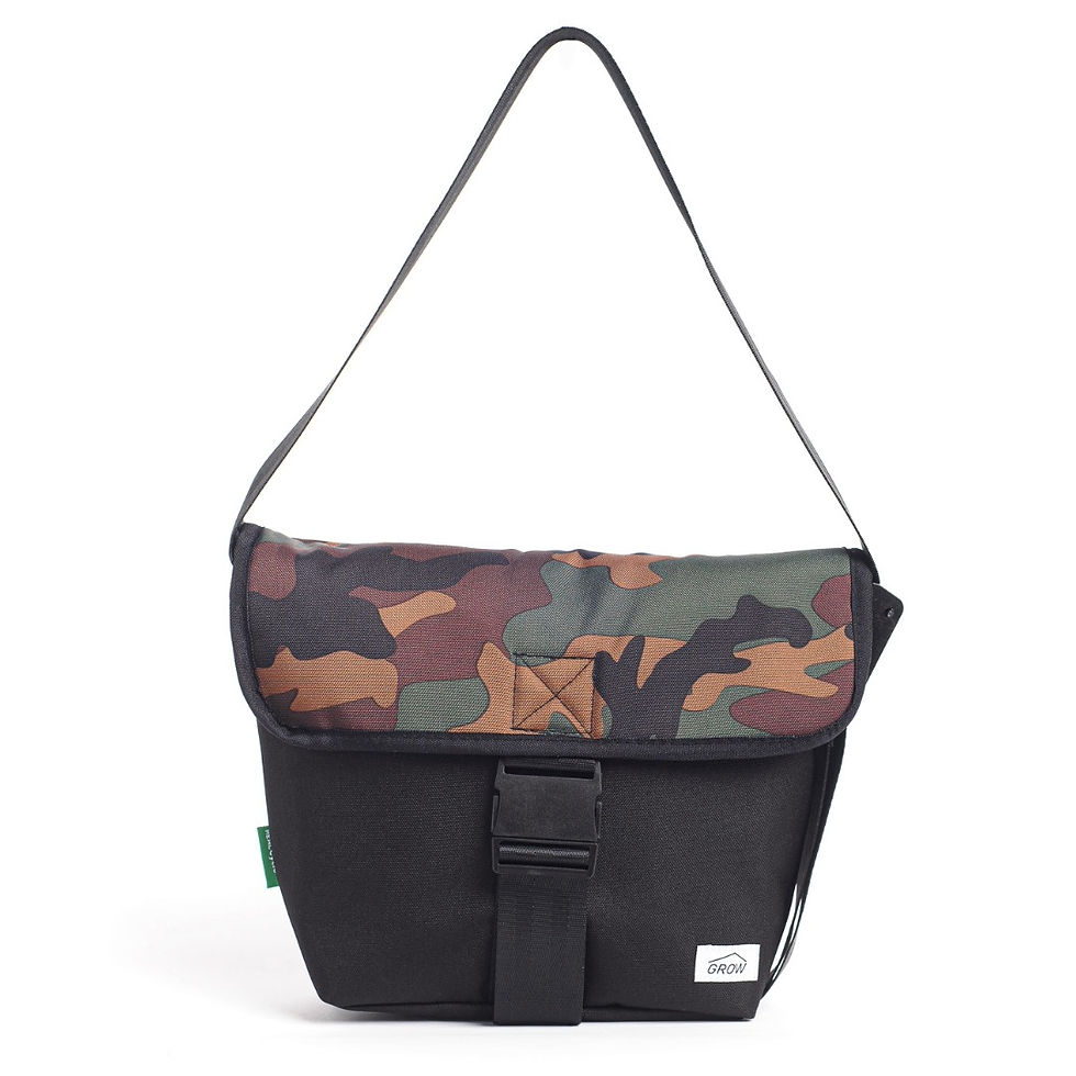 Thumbnail: MSG-001 Messenger bag  with recycled fabric