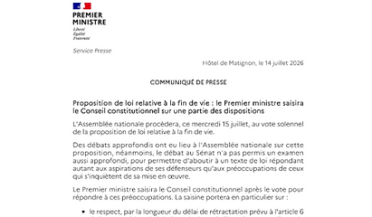 🟥FIN DE VIE : LOI SCELERATE ?