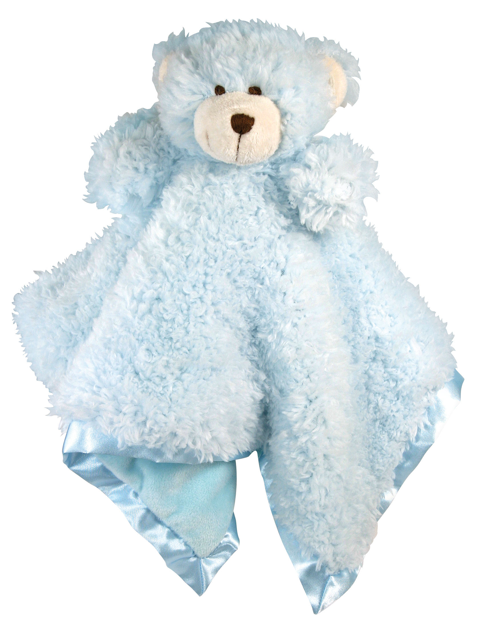 Cuddle Bud Blankie Bear Blue