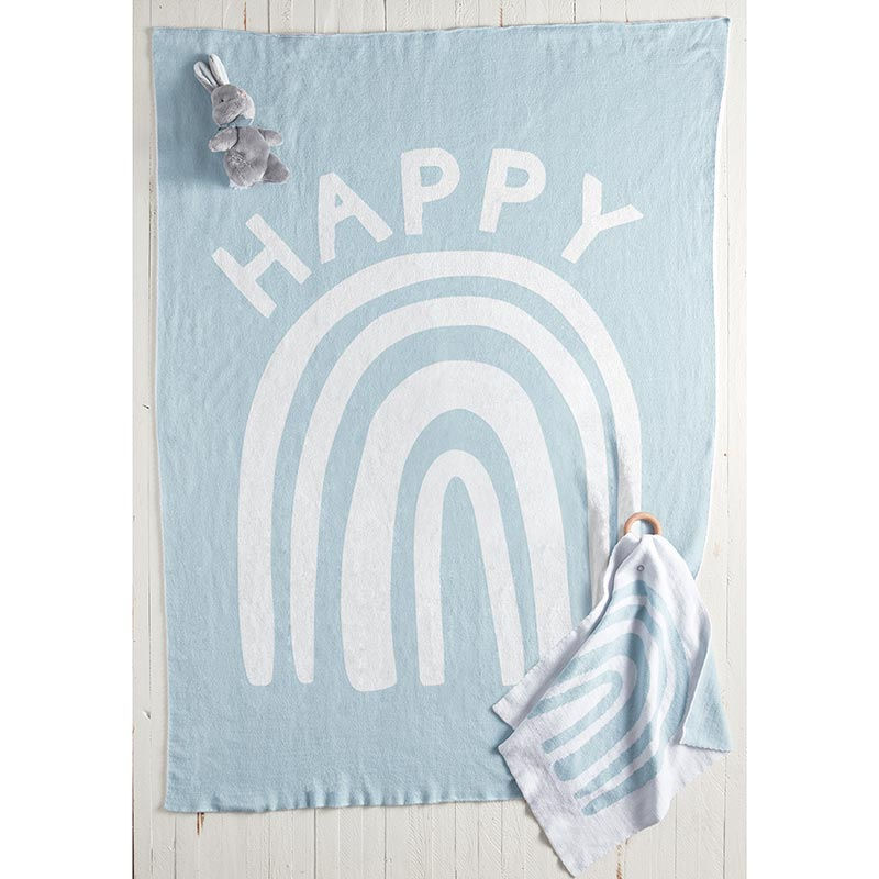 Thumbnail: Face To Face Blanket Gift Set - Happy Rainbow