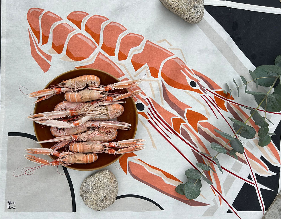 Miniature : À table! Les langoustines