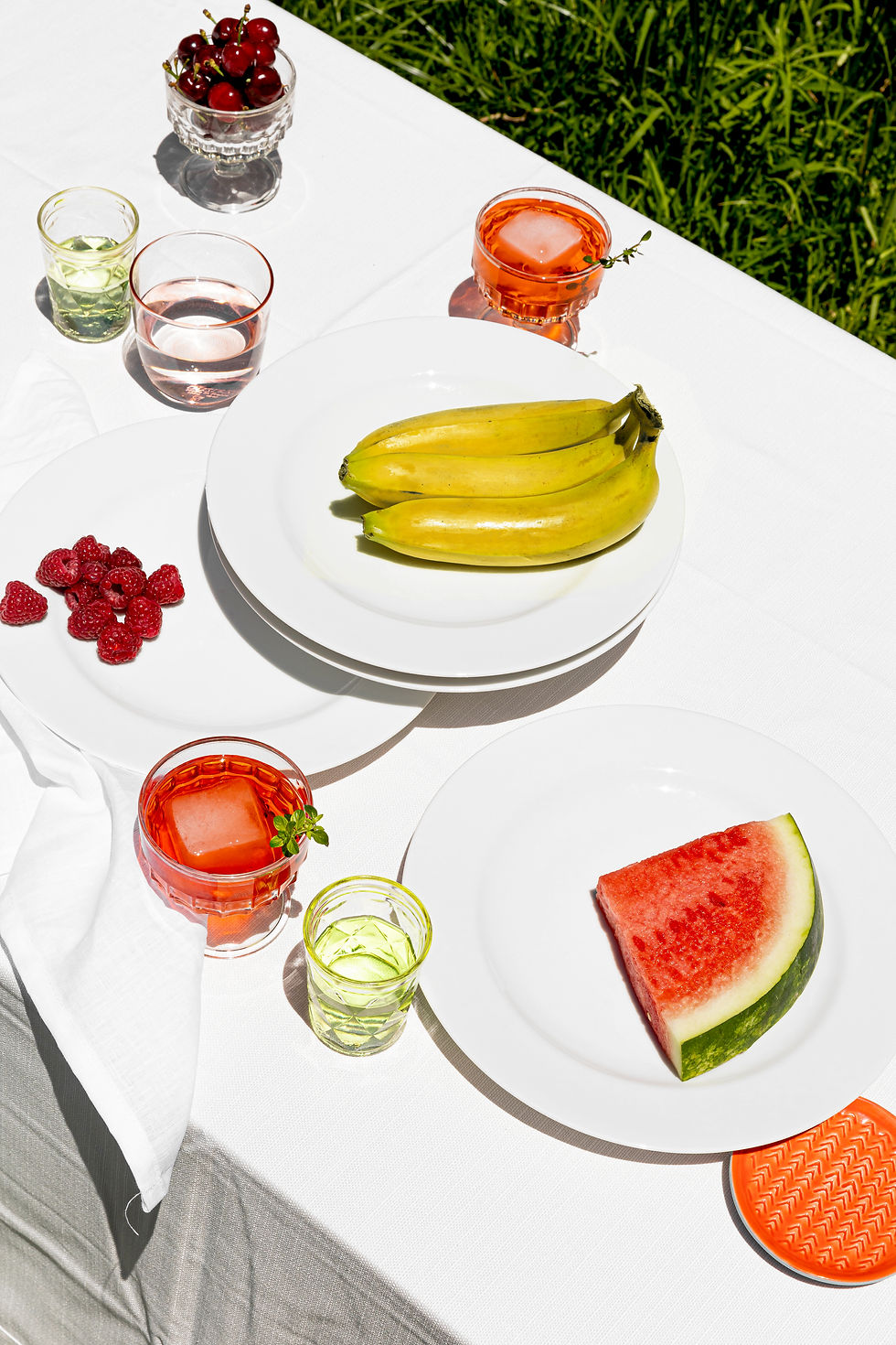 תמונה ממוזערת: מפת שולחן דמוי פשתן - White