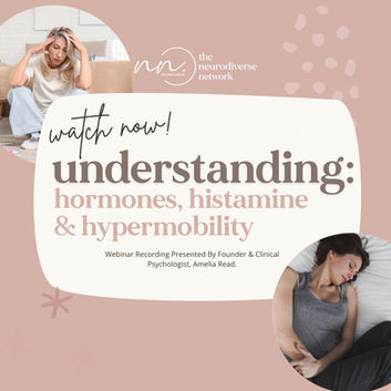 Webinar Recording - Hormones, Histamines & Hypermobility
