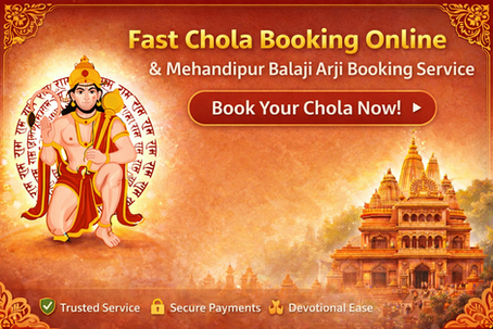 Fast Chola Booking Online | Mehandipur Balaji Arji Booking Service