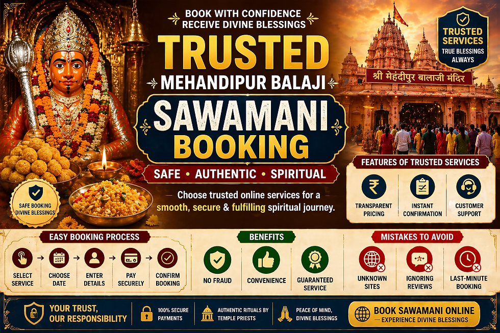  Mehandipur Balaji Sawamani Booking – Trusted Online Booking Services Guide