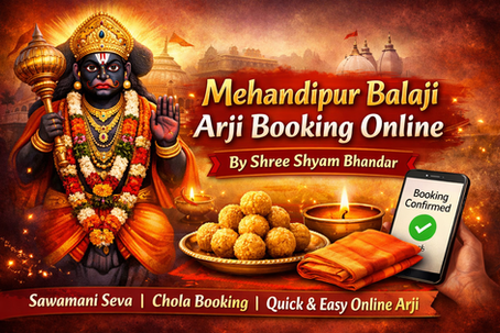 Mehandipur Balaji Arji Booking Online | Shree Shyam Bhandar