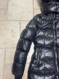 Thumbnail: Women's Aritzia Super Puff Long Puffer Jacket Hi-Gloss Black Sz. XS