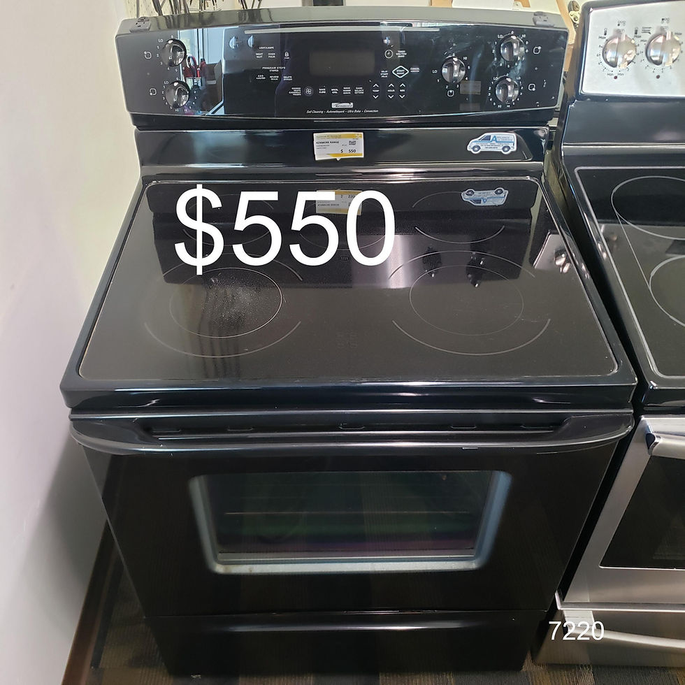 Thumbnail: Used Black Glass Top Ranges